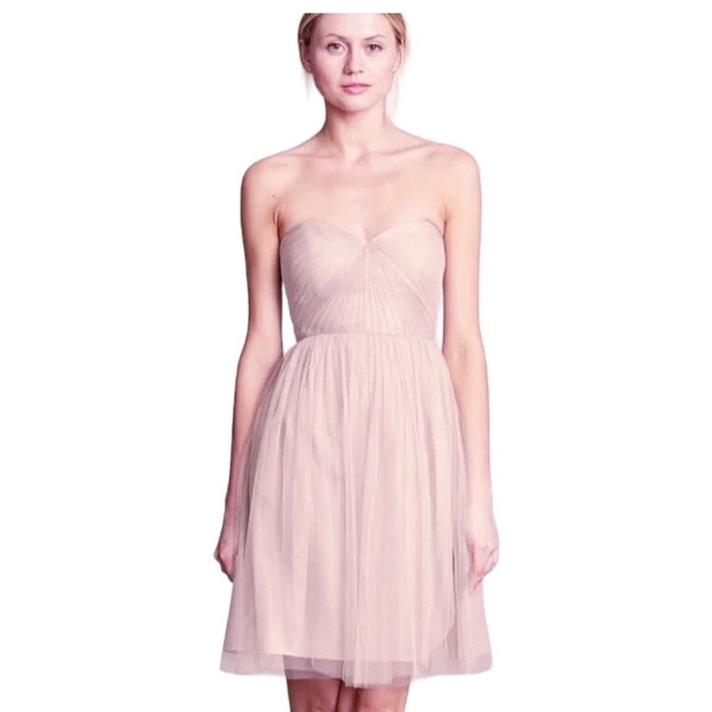 Jenny Yoo Tulle Dress Ballerina Pink Feminine 12 Mother of Bride Wedding Guest
